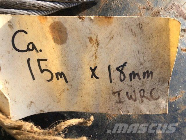  Stålwire Ø18 mm Peças e equipamento de gruas