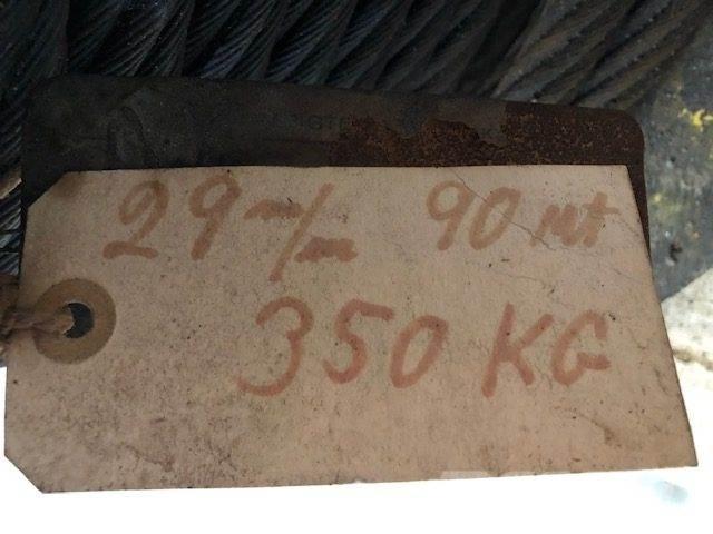  Stålwire Ø29 mm Peças e equipamento de gruas