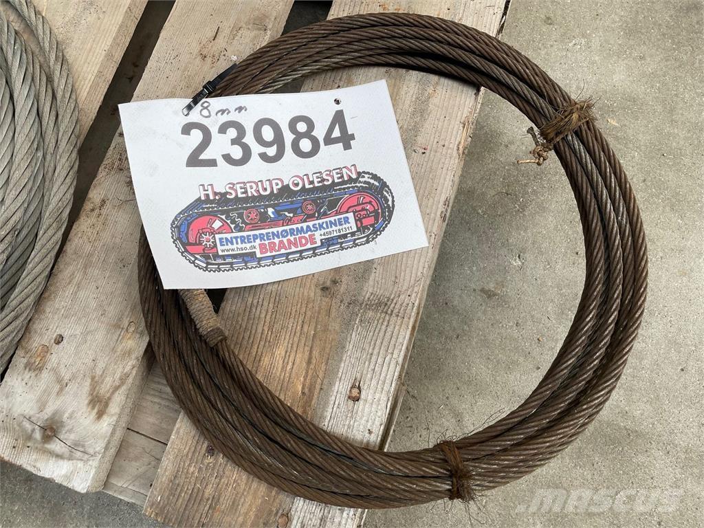  Stålwire Ø8 mm Peças e equipamento de gruas