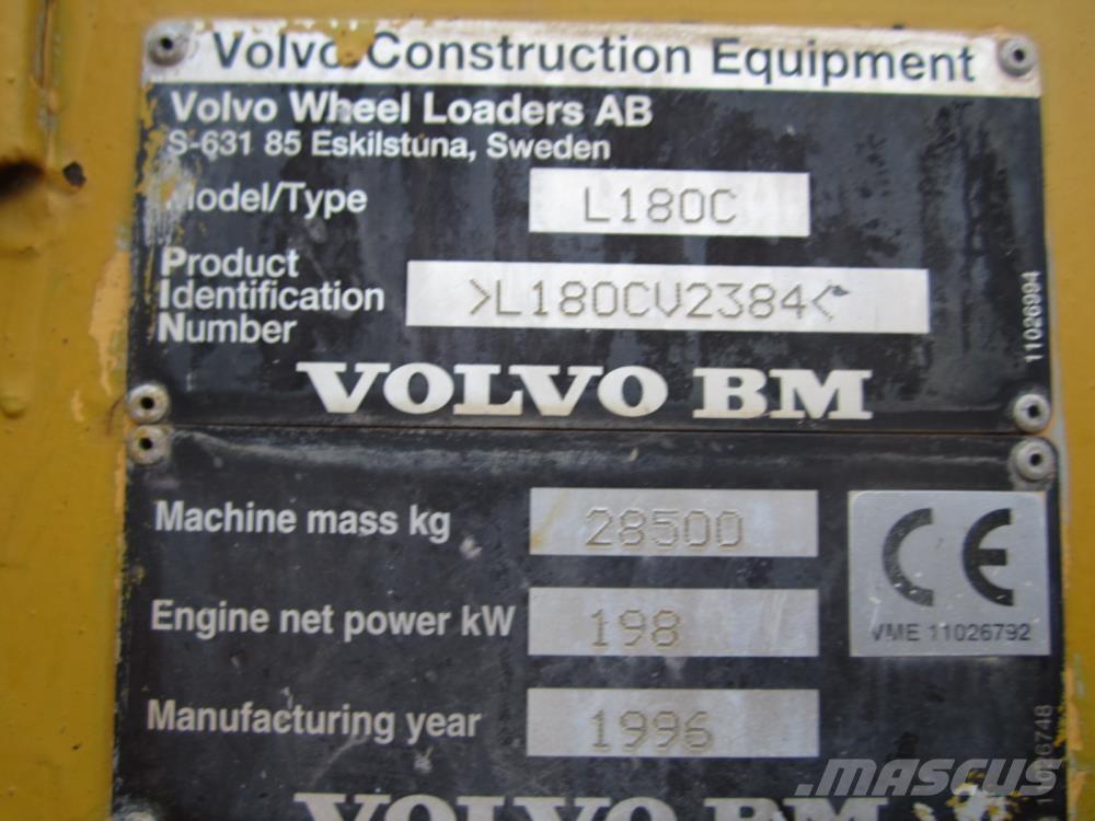 Volvo L180C til ophug Carregadeiras de rodas