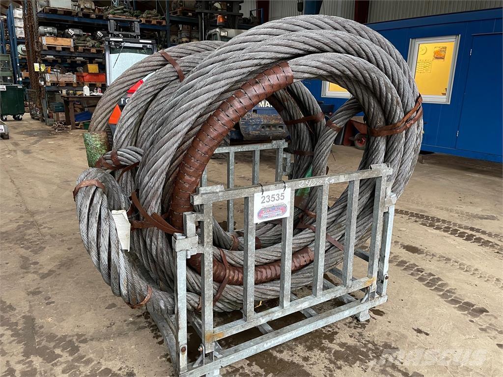  Wirestroppe - 2 stk. Peças e equipamento de gruas