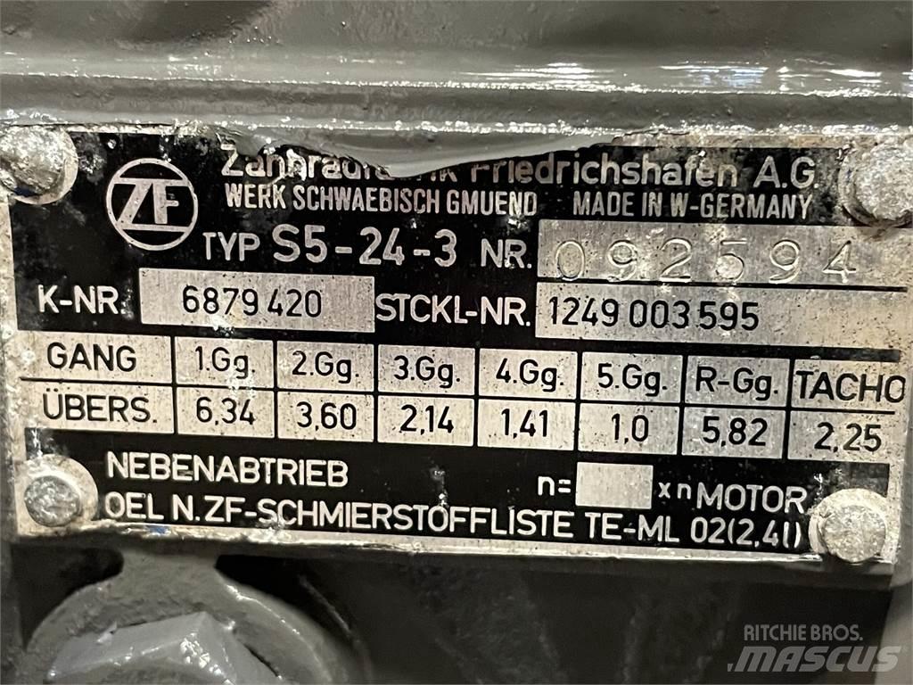 ZF gearkasse type S5-24-3 Transmissăo