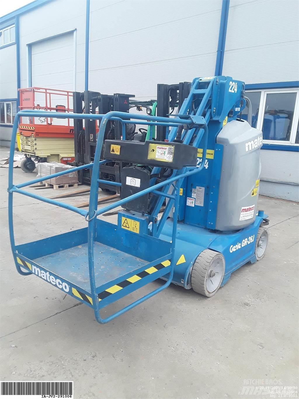 Genie GR26J Plataformas de Mastro Vertical