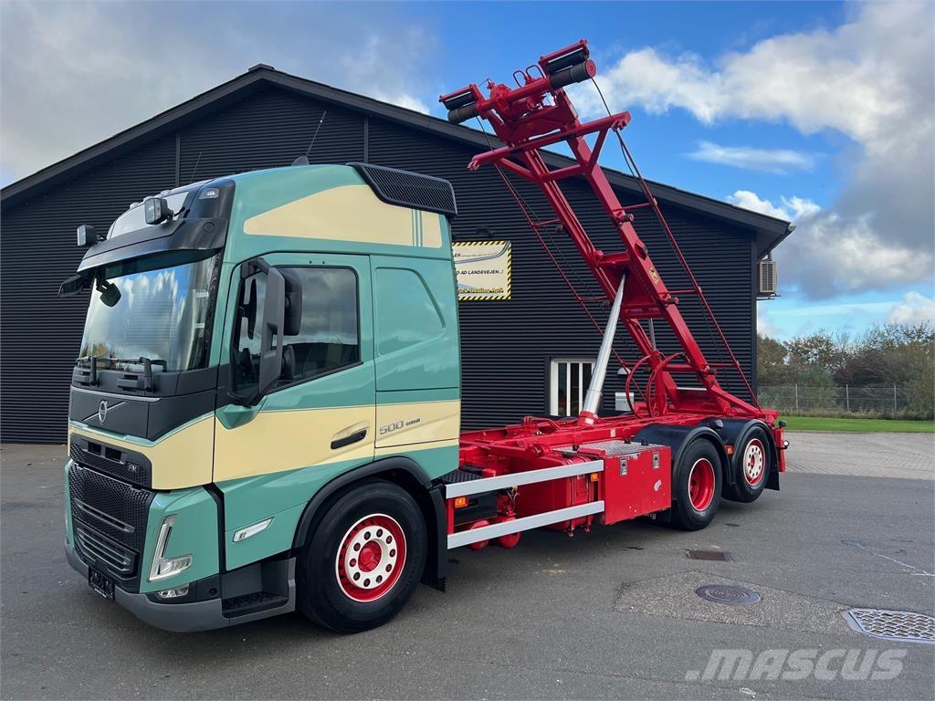 Volvo FM500 Globe Camiões caixa desmontável com elevador de cabo