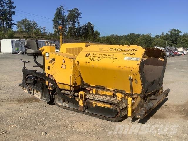 Carlson CP100 Espalhadoras de asfalto