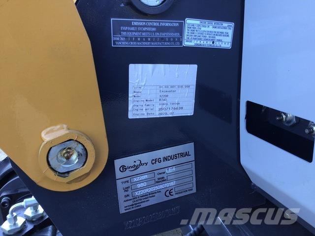 CFG XZ20R Escavadeiras de esteiras
