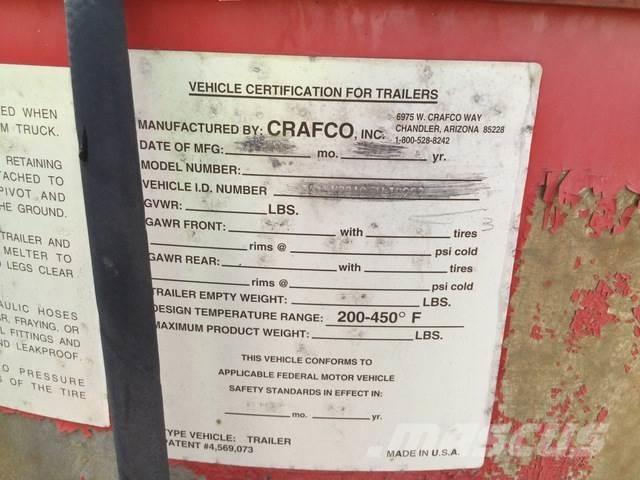  Craftco other Acessórios de máquinas de asfalto