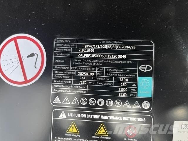EP EFXZ301 Empilhadores eléctricos