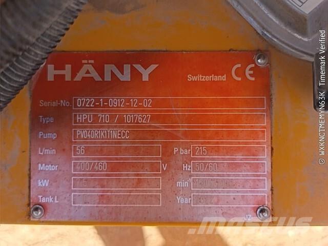  Hany HPU710 Acessórios de betonagem