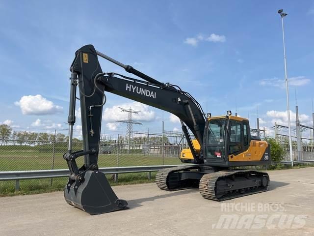 Hyundai R210 Escavadeiras de esteiras
