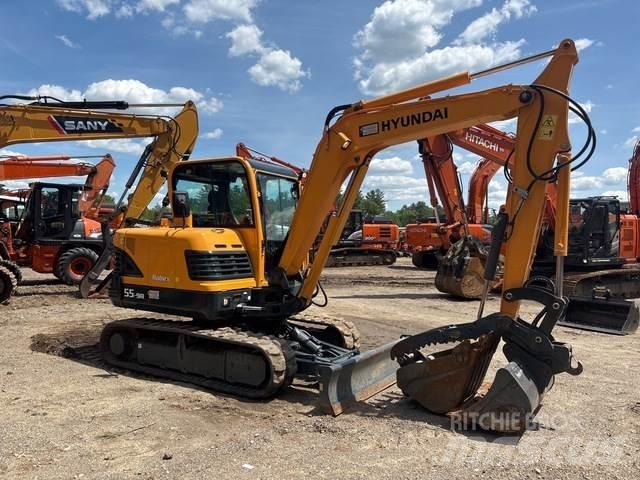 Hyundai R55-9A Escavadeiras de esteiras