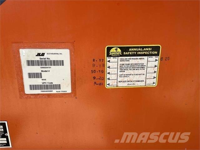 JLG 800S Elevadores braços Telescópicos