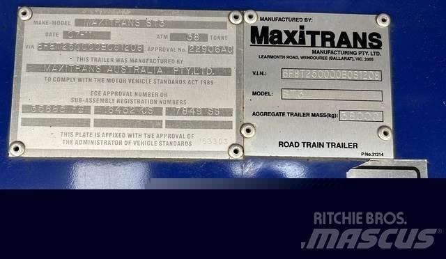 MaxiTrans  Reboques estrado/caixa aberta