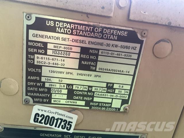  MCII MEP-805B Geradores Diesel