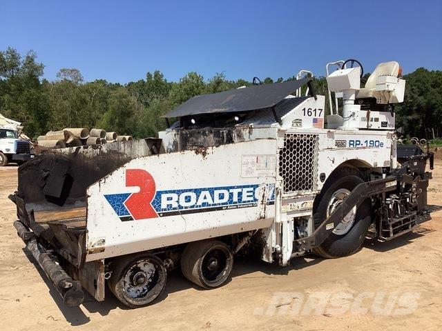 Roadtec RP190E Espalhadoras de asfalto