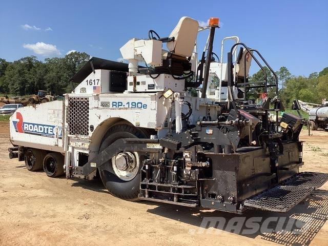 Roadtec RP190E Espalhadoras de asfalto
