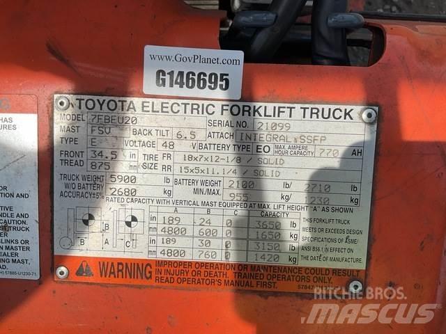 Toyota 7FBEU20 Empilhadores eléctricos