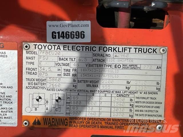 Toyota 7FBEU20 Empilhadores eléctricos