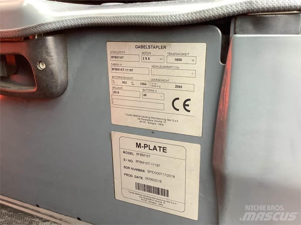 Toyota 8FBM16T Empilhadores eléctricos