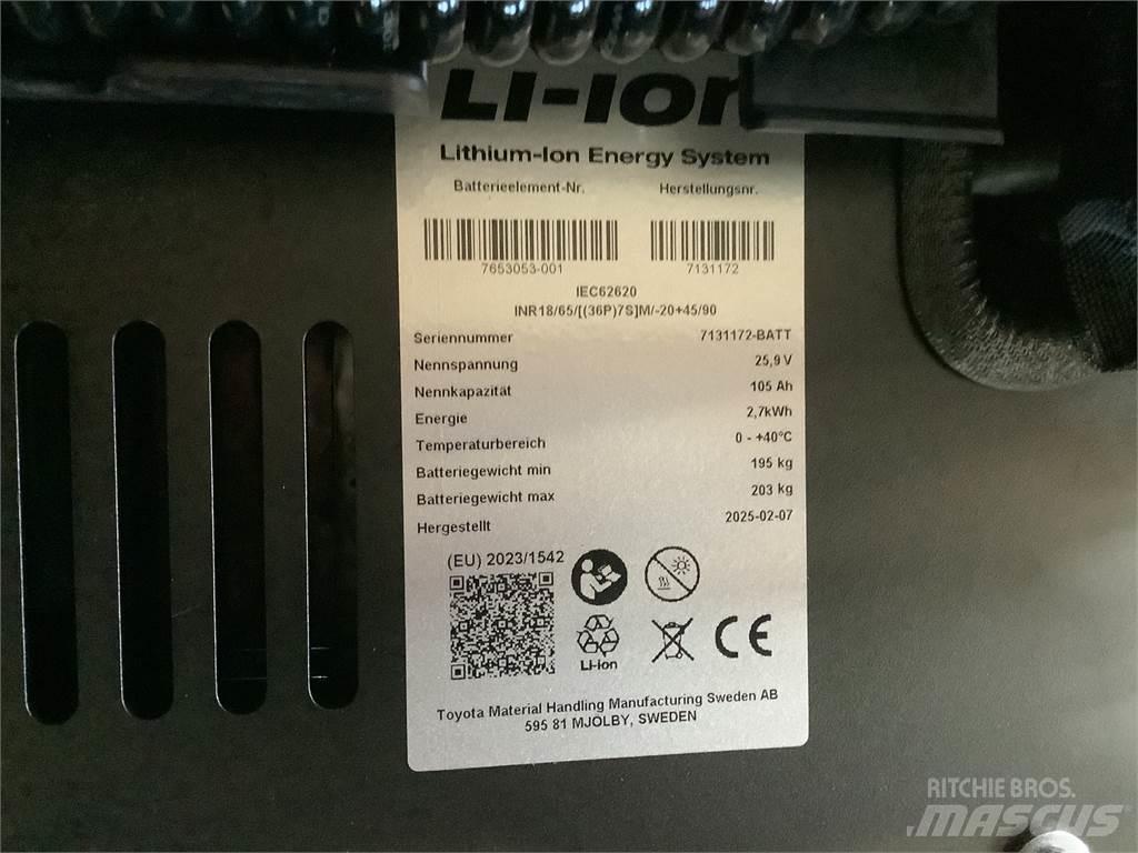 Toyota SWE120L Empilhador para operador externo