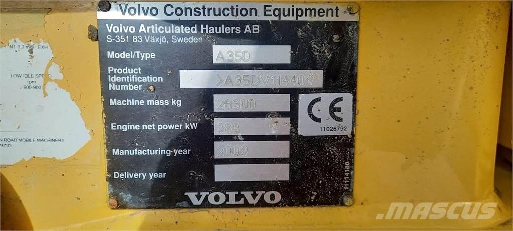 Volvo A35D Caminhões articulados
