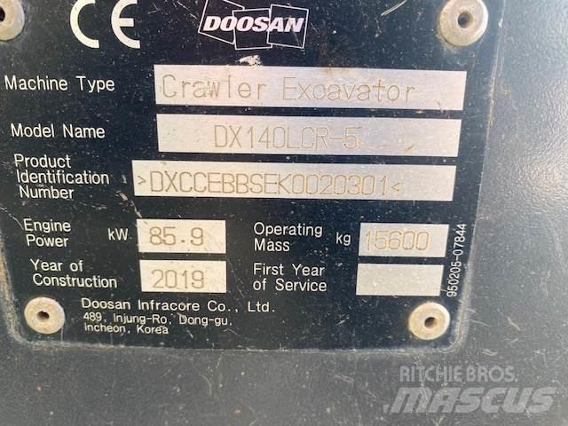 Doosan DX140LCR Escavadeiras de esteiras