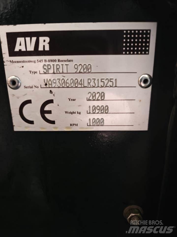 AVR SPIRIT 9200 Equipamentos Colheita e apanha de Batatas