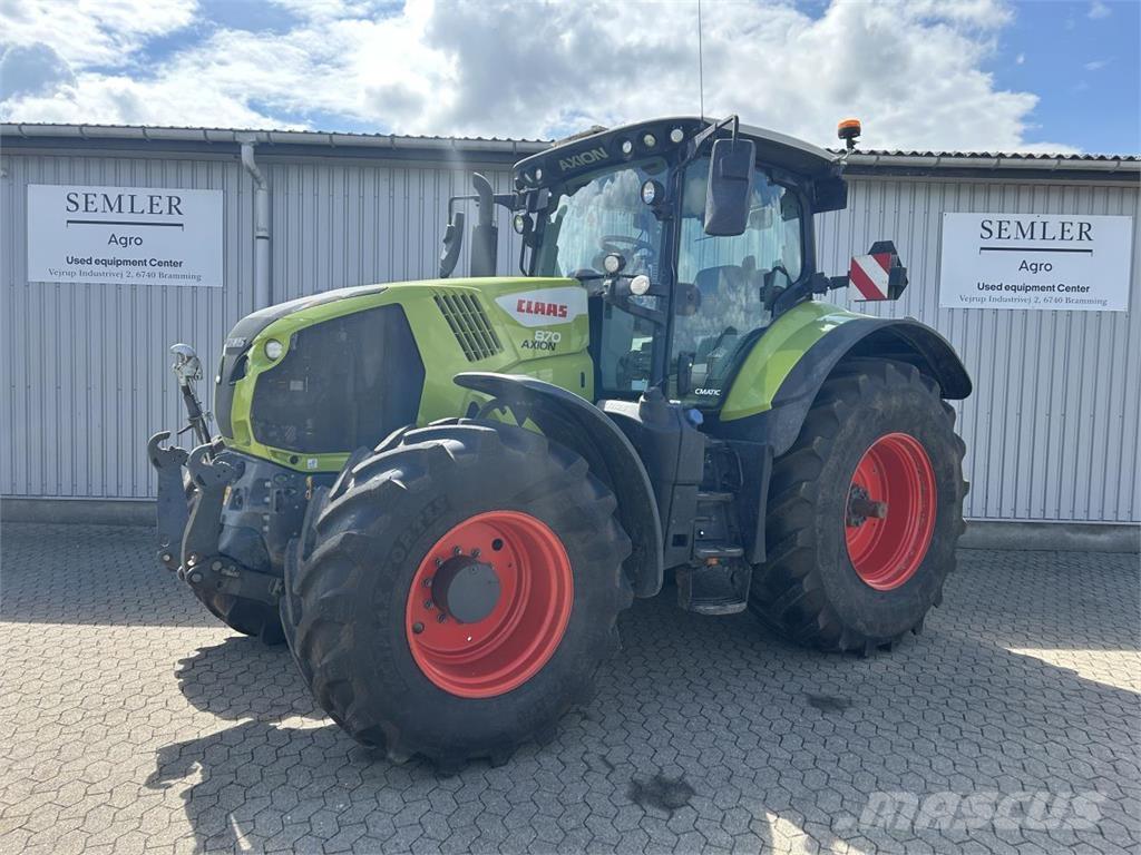 CLAAS AXION 870 Tratores Agrícolas usados