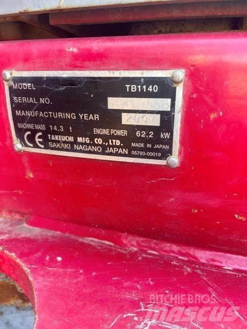 Takeuchi 1140 Miniescavadeiras