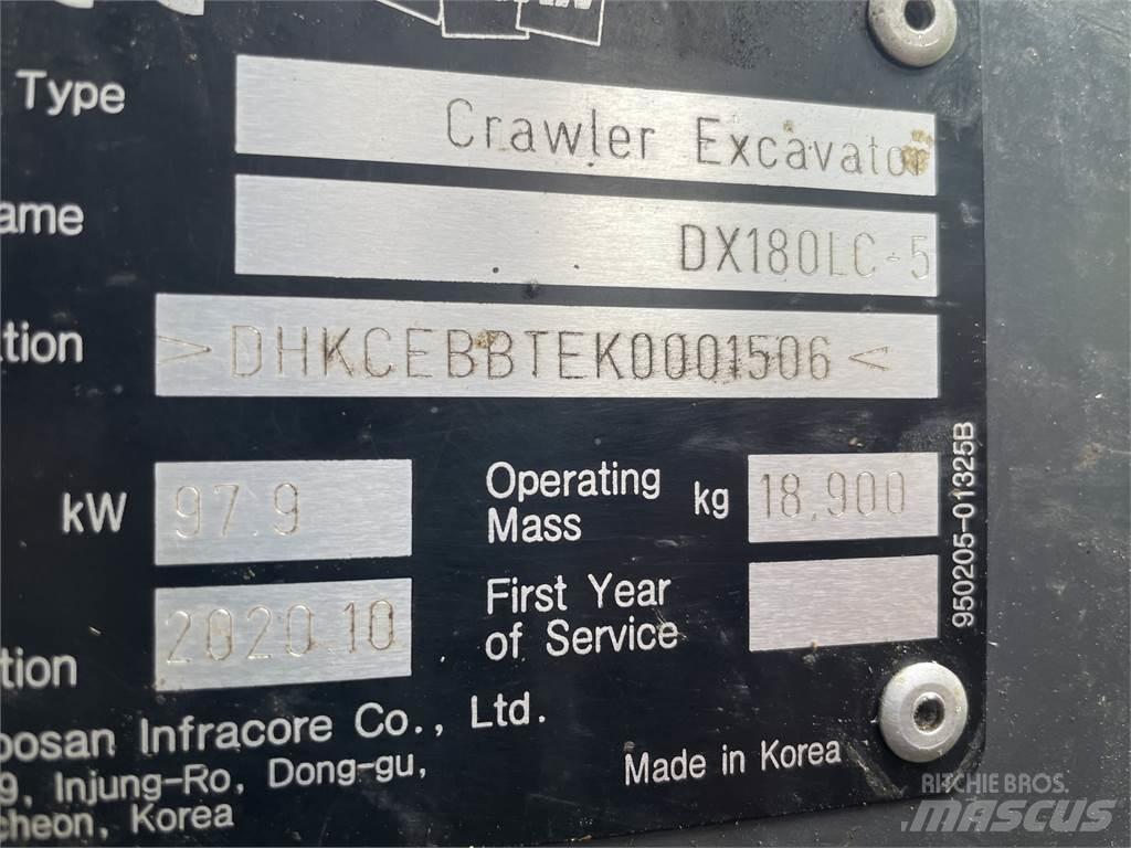 Doosan DX180LC Processadores florestais