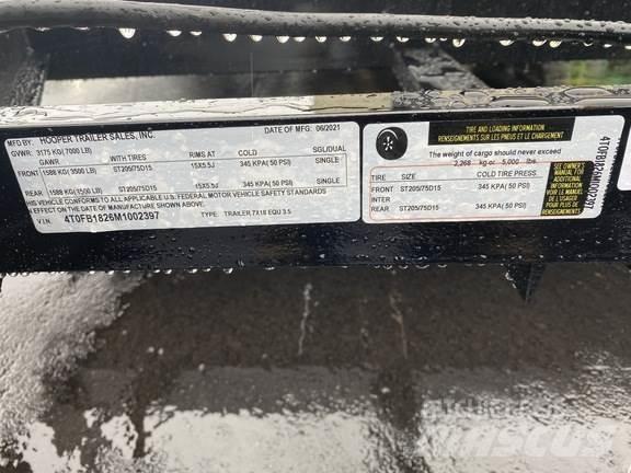 Hooper 7x18 Reboques agricolas de uso geral