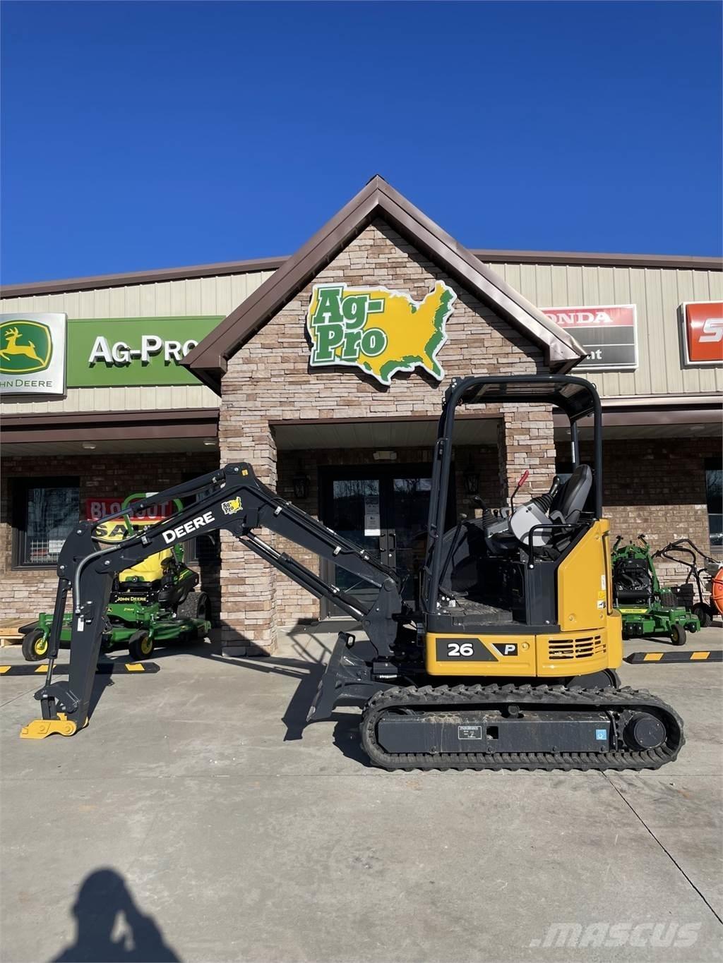 John Deere 26 P Miniescavadeiras