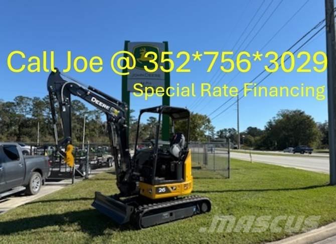John Deere 26 P Miniescavadeiras
