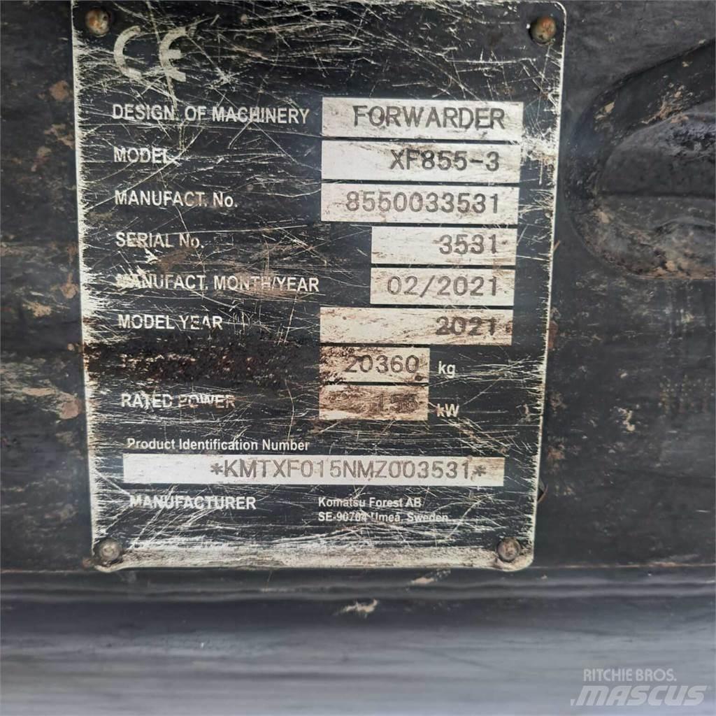 Komatsu 855 Forwarders florestais