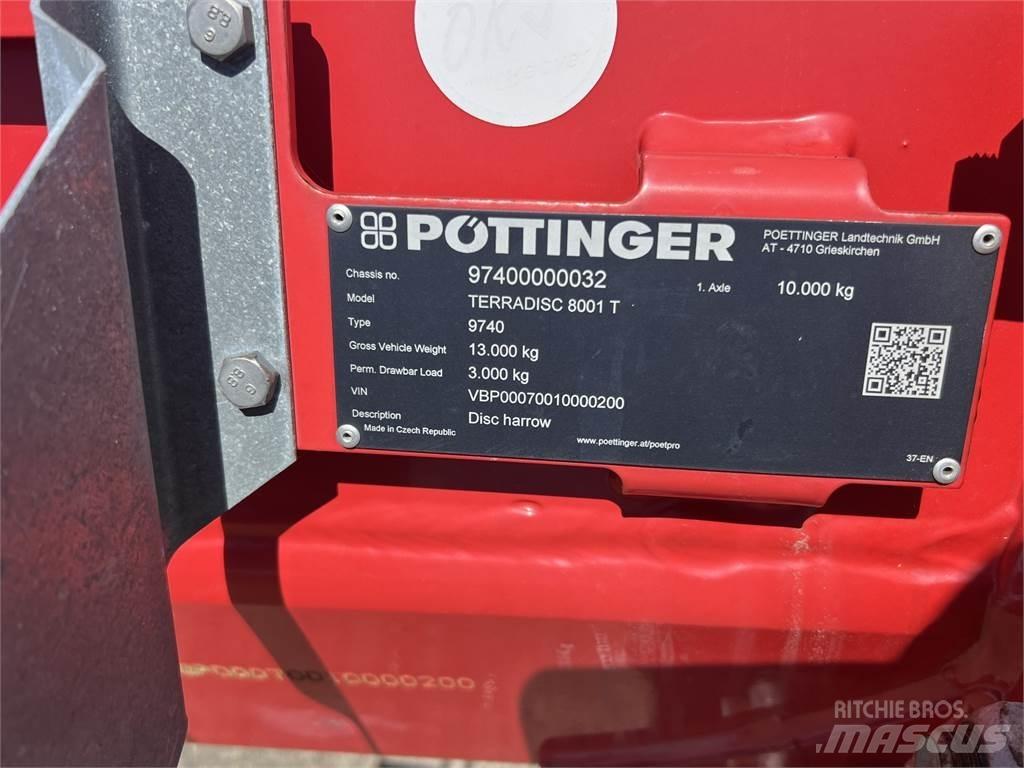 Pöttinger 8001t Grade de discos