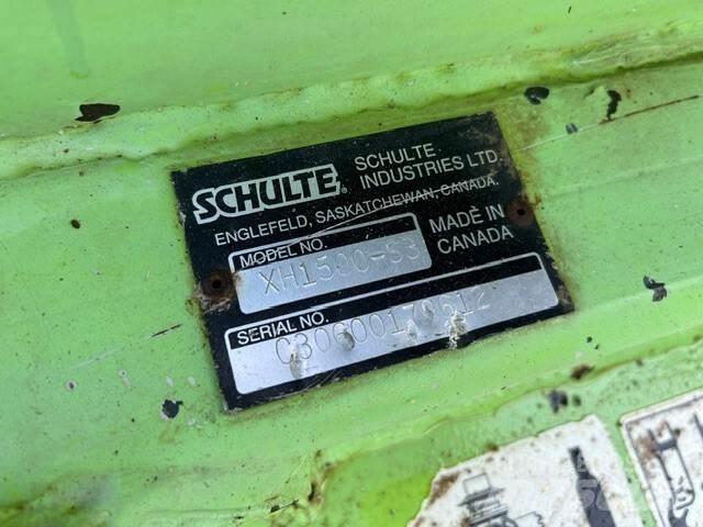 Schulte XH-1500 Cortadores, moinhos e desenroladores de fardos