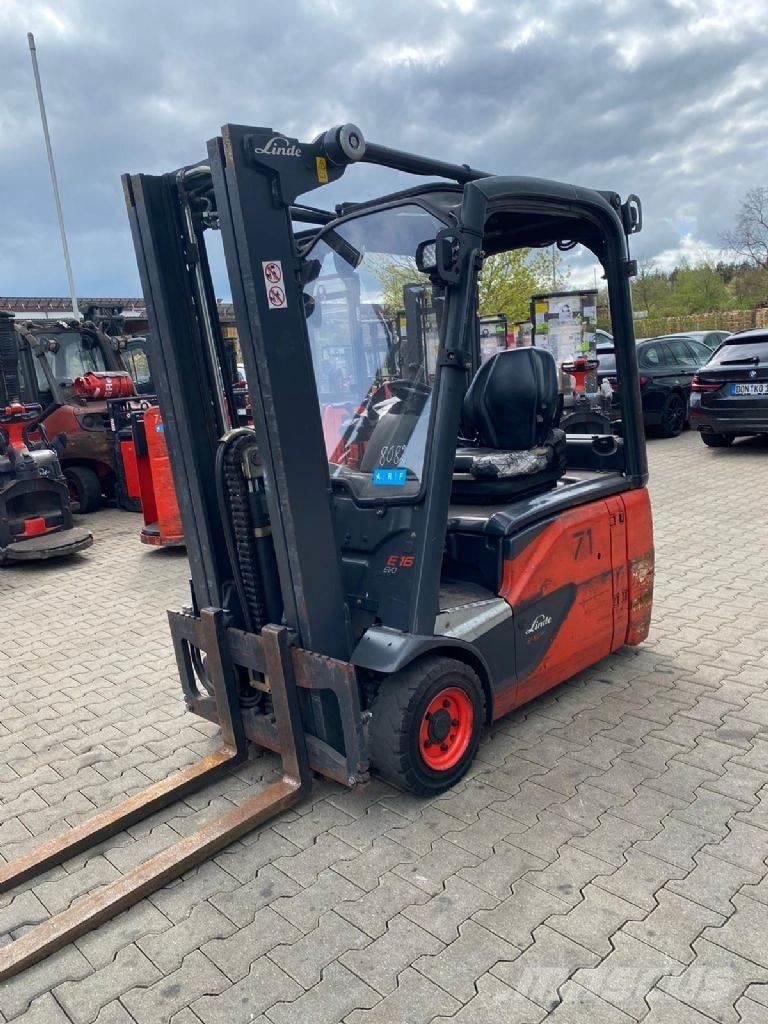 Linde E 16-02 Empilhadores eléctricos