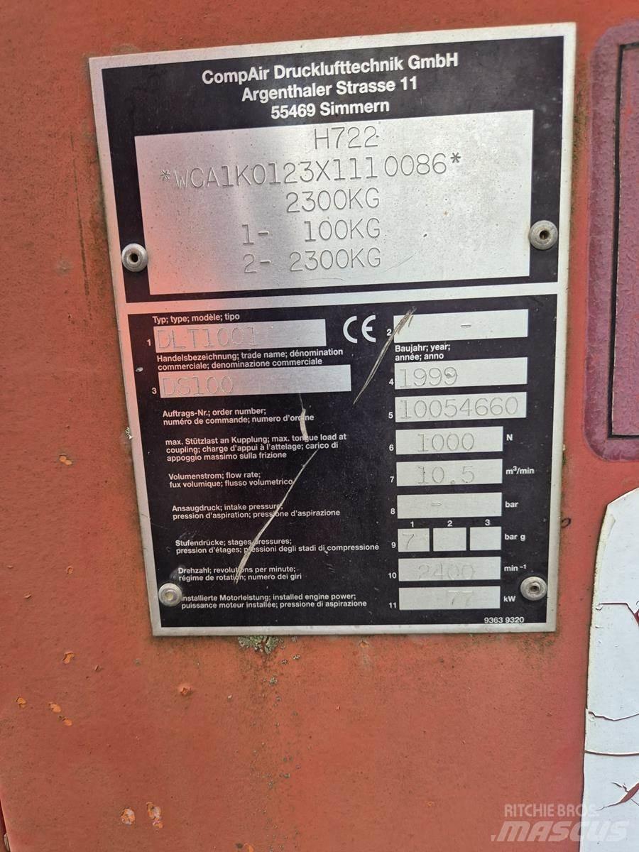Compair DS100 Compressores