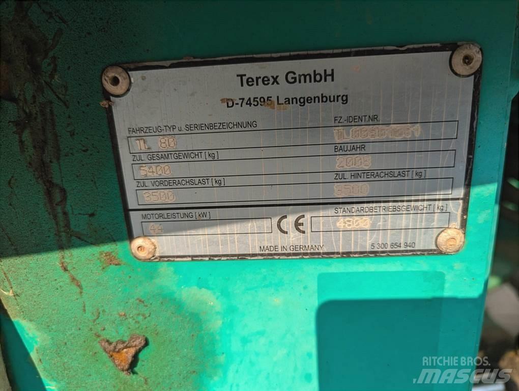 Terex TL 80 Carregadeiras de rodas