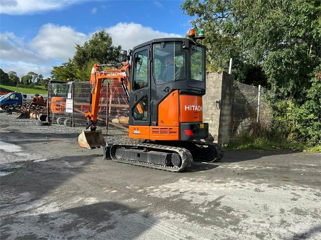 Hitachi 2019 ZX26U-6 Escavadeiras de esteiras