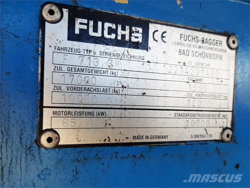 Fuchs F 713,3M Manipuladores de lixo / indústia