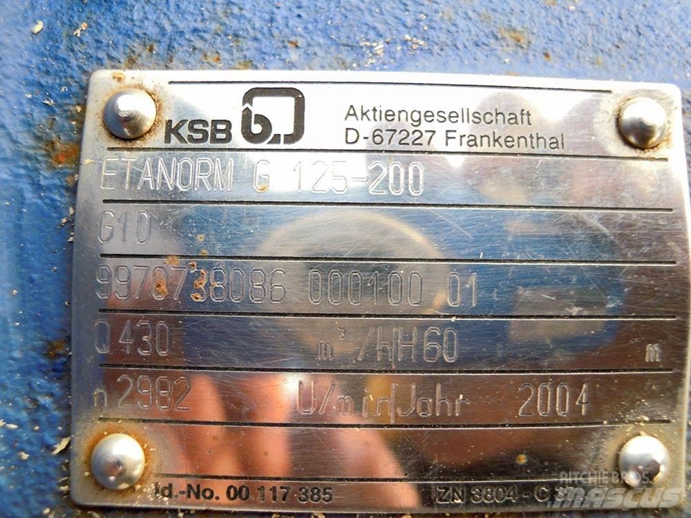 KSB ETANORM G 125-200 Bombas de água