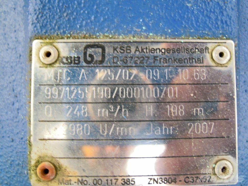 KSB MTC 125/02 Bombas de água