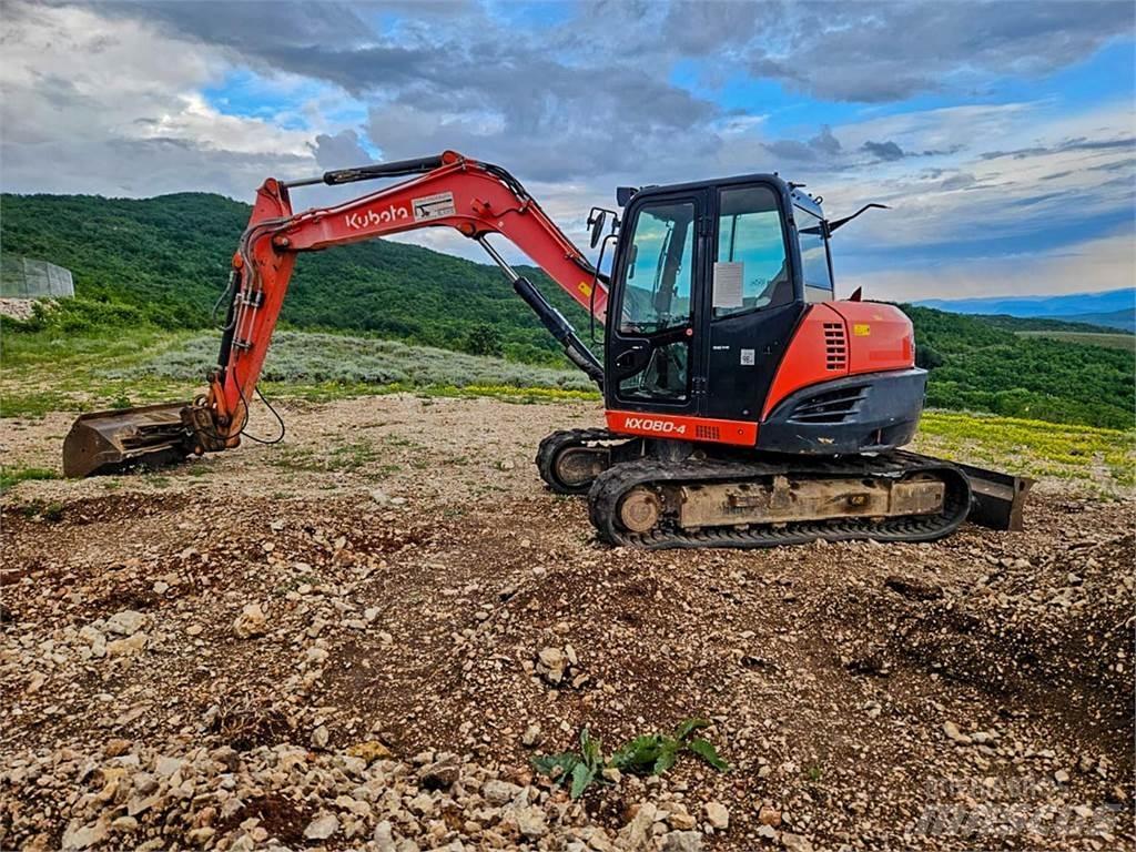 Kubota KX080-4 Miniescavadeiras