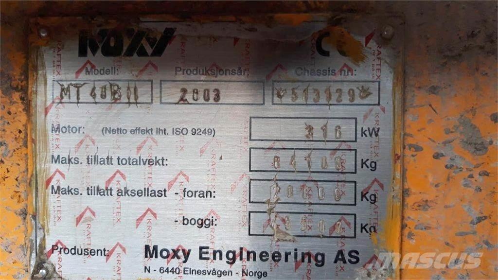 Moxy MT 40B Caminhões articulados
