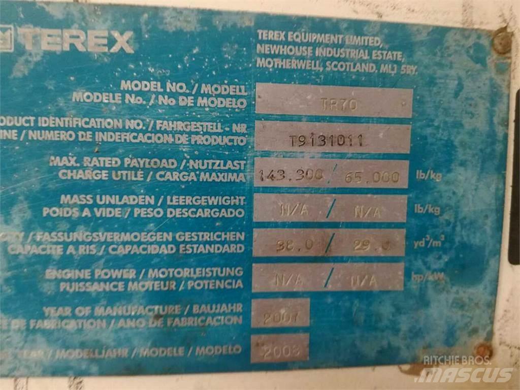 Terex TR70 Dumpers de obras