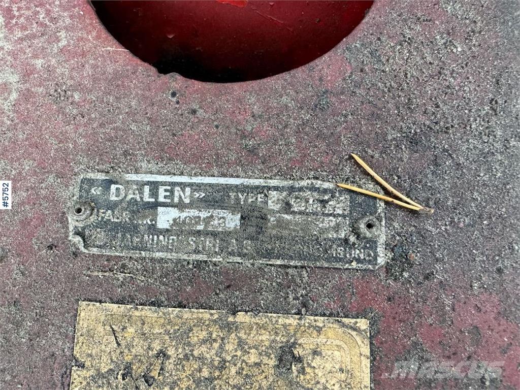 Dalen 1278 Lâminas de neve e arados