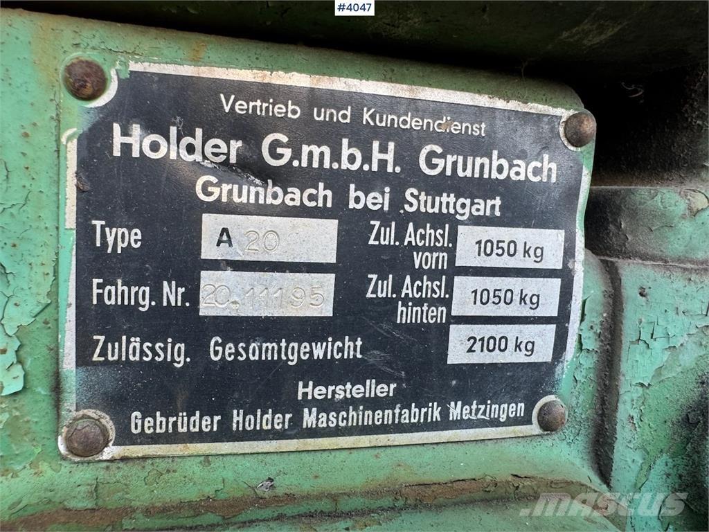 Holder A 20 Tratores Agrícolas usados