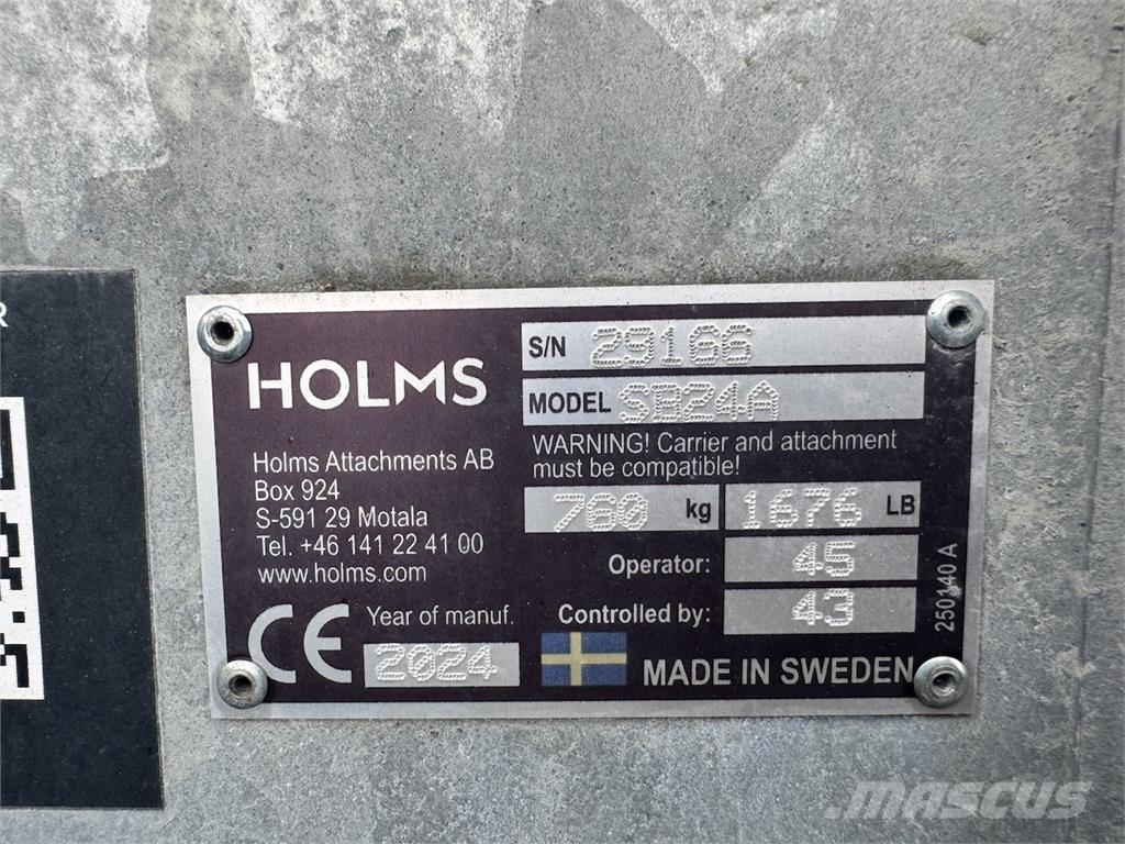 Holms SB24A Lâminas de neve e arados