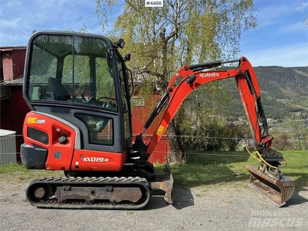 Kubota KX019 Escavadeiras de esteiras